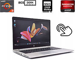 Ноутбук HP EliteBook mt45/14" IPS Touch 1920x1080/AMD Ryzen 3 Pro 3300U 2.10GHz/8GB DDR4/SSD 256GB/AMD Radeon Vega 6 2GB LTE Б/В