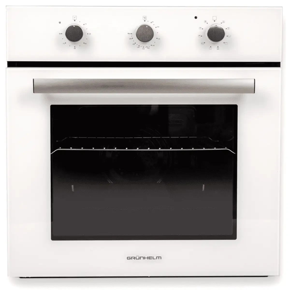 Духова шафа Grunhelm GDG 600 W Біла 595х550 мм Духовка електрична для випічки Духовка електро