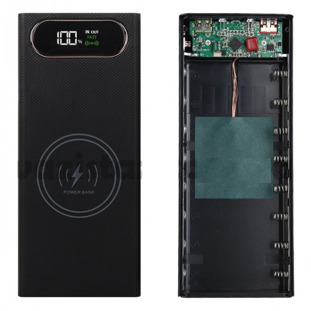 Корпус для PowerBank, 10x18650, QC3.0 зі швидким заряджанням 5/9/12V 22W