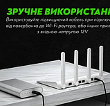 КОМПЛЕКТ 2 ШТ кабель для роутера модема 12V для інтернета без світла, Кабель подключения роутера к powerbank, фото 7