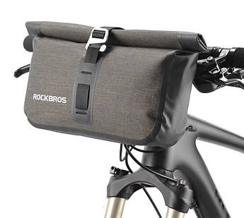 Велосипедна сумка на кермо Rockbros small AS-016 6л BlackGold Edition