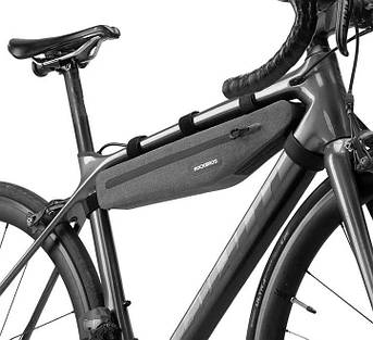 Велосипедна внутрирамна сумка Rockbros 1.5л AS052 BlackGrey Edition Вологозахисна