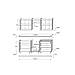 Кухня модульна Еверест Оптіма набір №8 Дуб крафт золотий+Антрацит 2,2 м (без стільниці) (DTM-5721), фото 5
