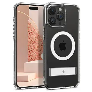 Чохол Caseology Capella Mag Kickstand Clear White для iPhone 15 Pro Max ACS06622