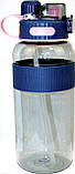 Пляшка для води пласт."Optima" 1500 мл темно-синя NoO51976, фото 3