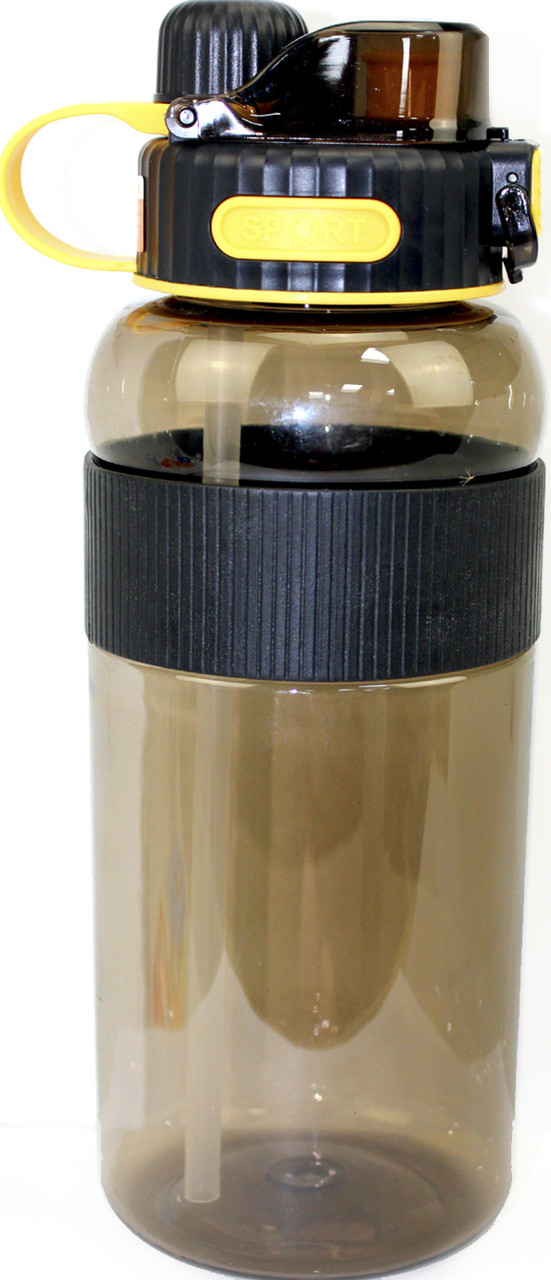 Пляшка для води пласт."Optima" 1500мл чорна №O51979, фото 1