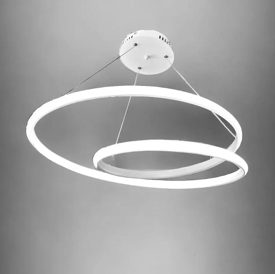 Світлодіодна Led Люстра Сяйво PJ803 + пульт (Біла) 46см