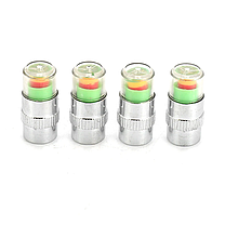 Монітор тиску в шинах (індикатор від 2,4 Атм) - 4 шт Хром, фото 2