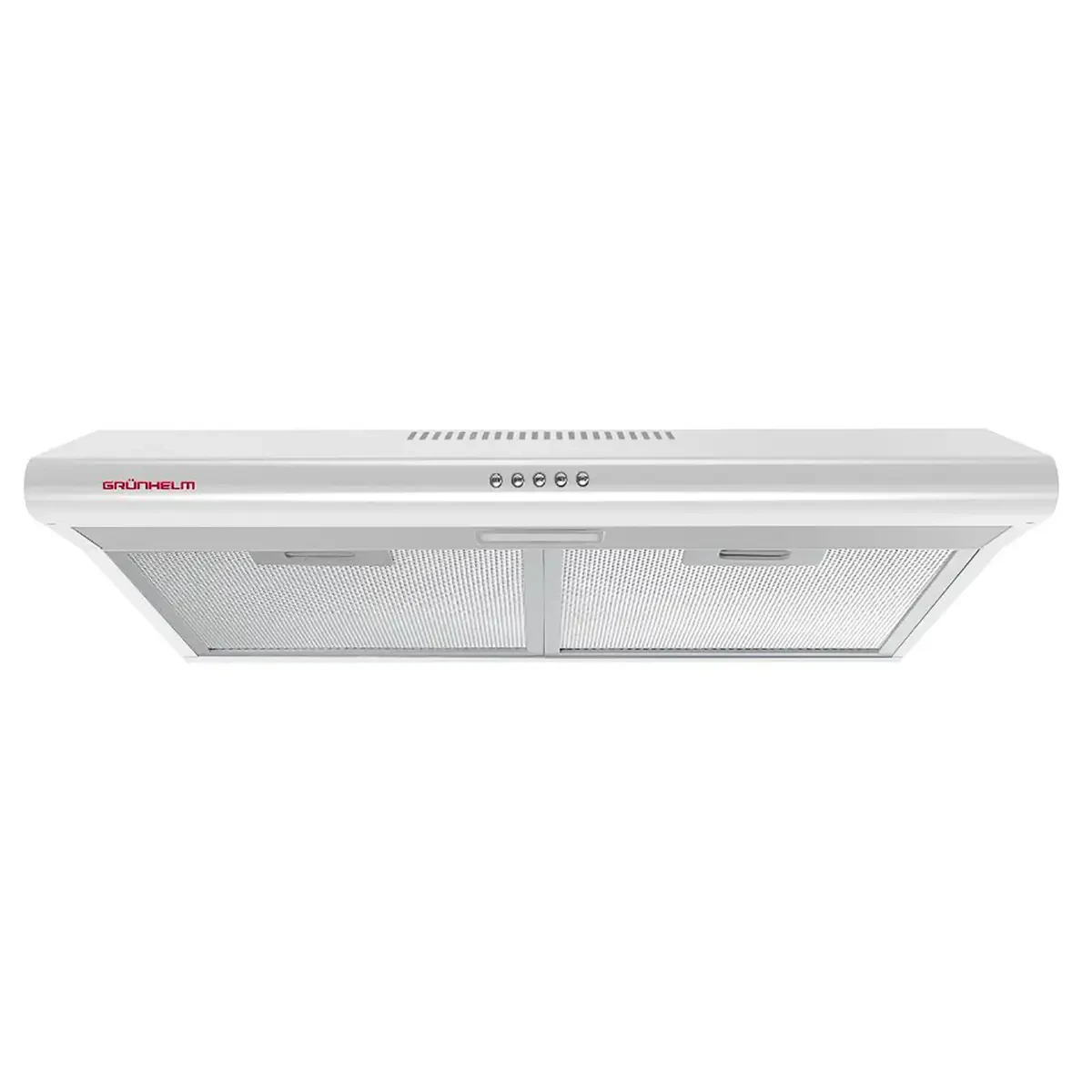 Витяжка Grunhelm GVP 220 W Білий 135х495х595 мм Компактна витяжка Плоска витяжка на кухню Вбудована витяжка