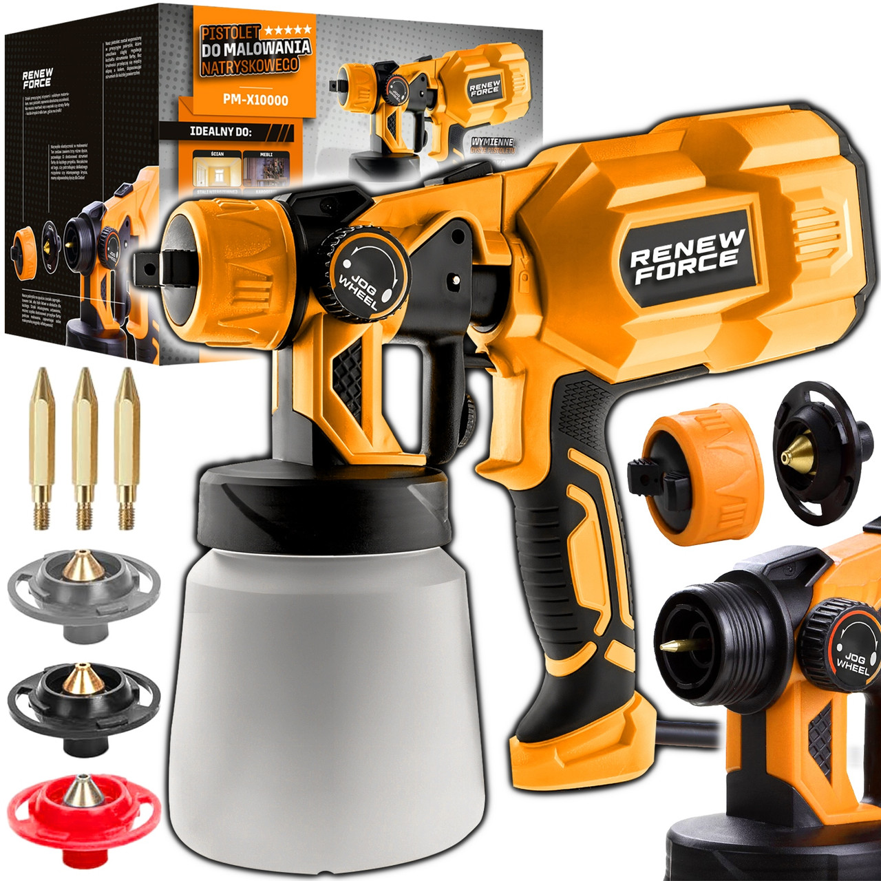 Електричний фарбопульт Renew Force PM-X1000 550 ВТ 90 DIN, фото 1