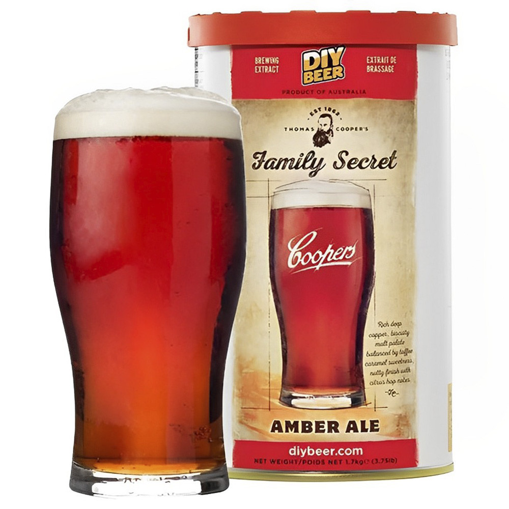 Пивна суміш Coopers Family Secret Amber Ale на 23 л