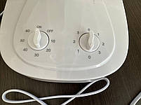 Вентилятор настільний 50 Вт 3 швидкості Wimpex WX-1601-М2 біло-синій, фото 4