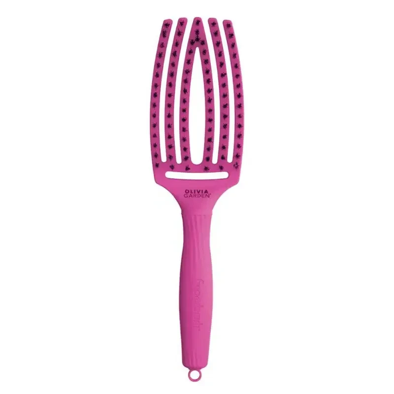 Щітка для волосся Olivia Garden Finger Brush Combo Medium ThinkPink 2022 Bright Pink (ID1761)
