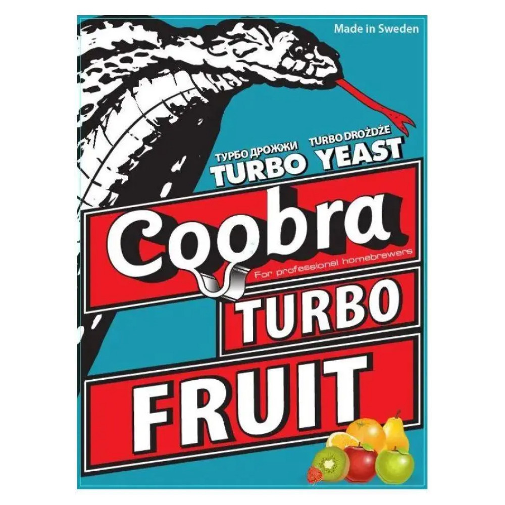 Турбо-дріжджі фруктові Coobra Turbo Fruit, 40 г