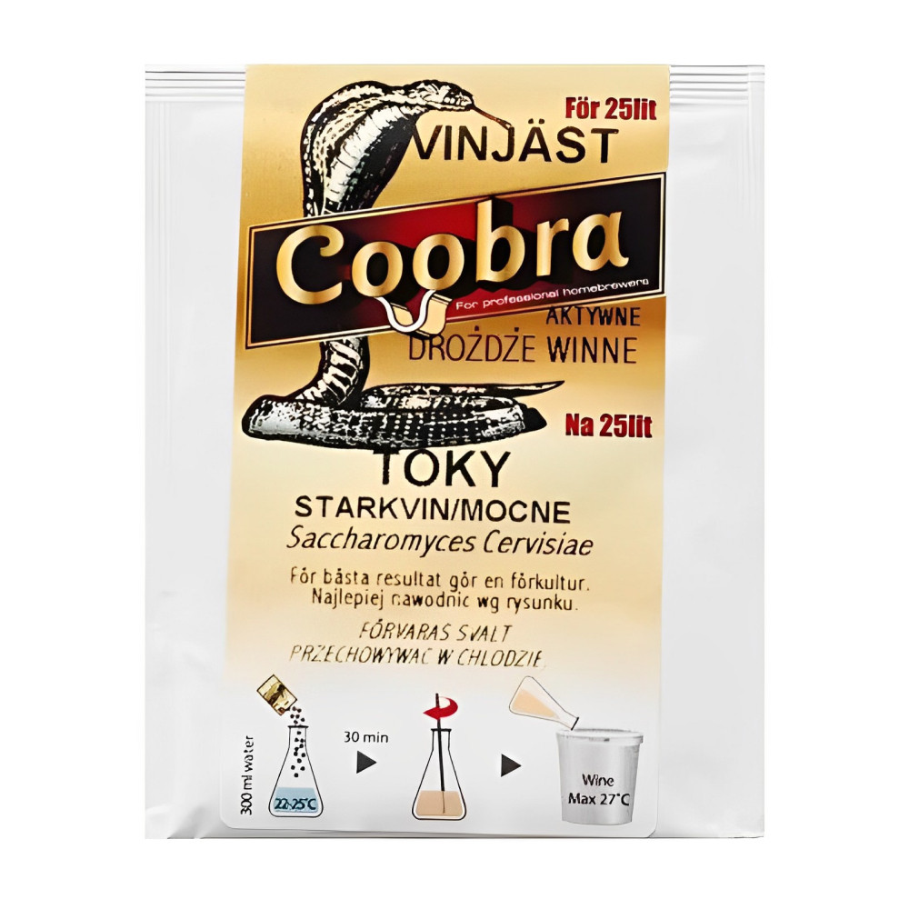 Винні дріжджі Coobra Toky, 10 г