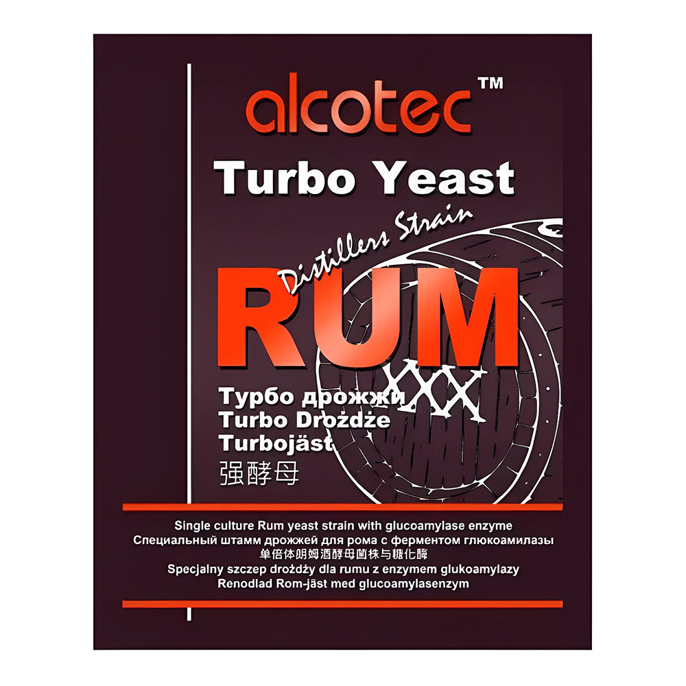 Турбо-дріжджі Alcotec Rum Turbo, 73 г