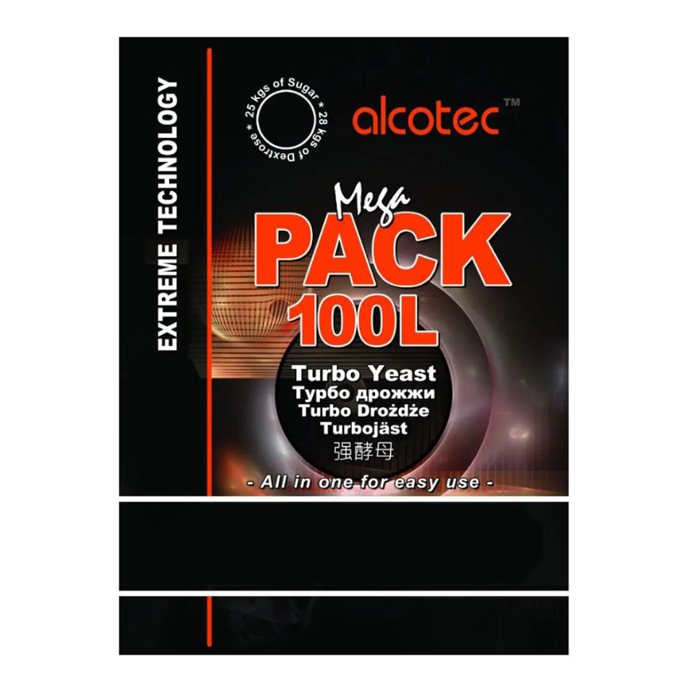 Турбо-дріжджі Alcotec Mega Pack Turbo, 360 г