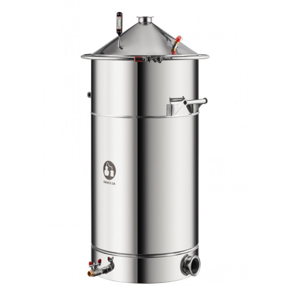 Перегінний куб Смакуй з купольною кришкою кламп, 100 л