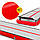 Мат гімнастичний надувний 4FIZJO Air Track Mat 600 x 100 x 15 см White/Red (P-5907739311801), фото 9
