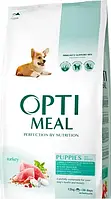 Сухий корм для цуценят Optimeal з індичкою 1.5 кг