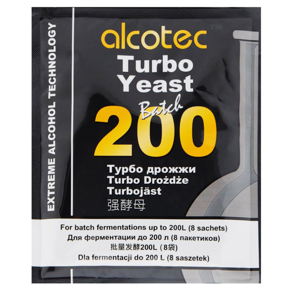 Турбо-дріжджі Alcotec Turbo Batch 200, 86 г