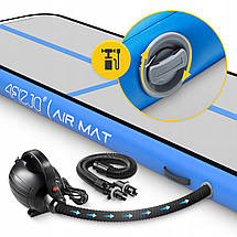 Мат гімнастичний надувний 4FIZJO Air Track Mat 300 x 100 x 10 см 4FJ0091 Poland, фото 5