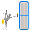 Мат гімнастичний надувний 4FIZJO Air Track Mat 300 x 100 x 10 см 4FJ0091 Poland, фото 7