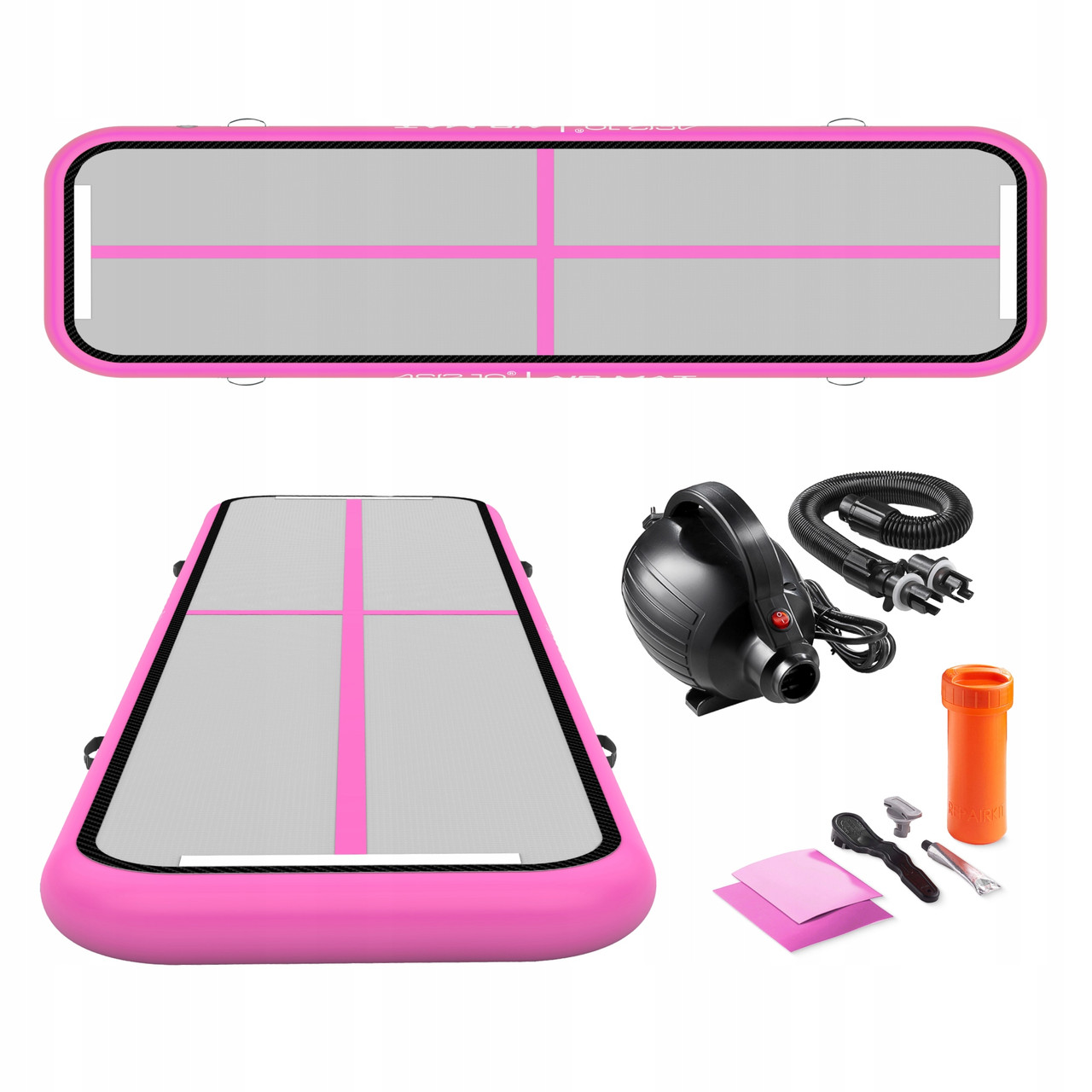 Мат гімнастичний надувний 4FIZJO Air Track Mat 400 x 100 x 15 см 4FJ0367 Poland