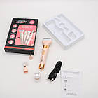 Акумуляторний епілятор з насадками Geemy GM-3074 / Тример жіночий / Електробритва жіноча, фото 9