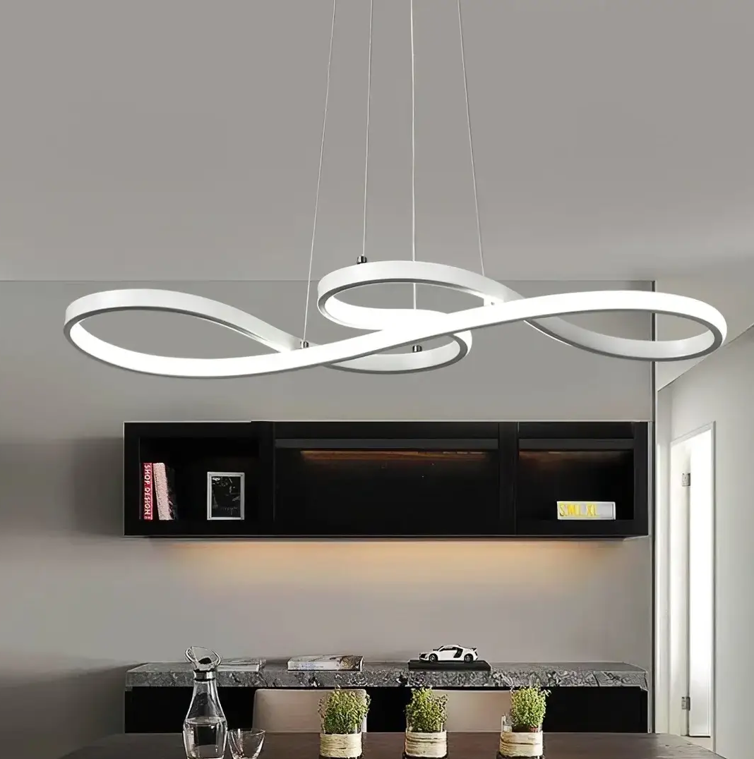Світлодіодна Led люстра Світлова Симфонія PJ805W 75х33см (Біла)