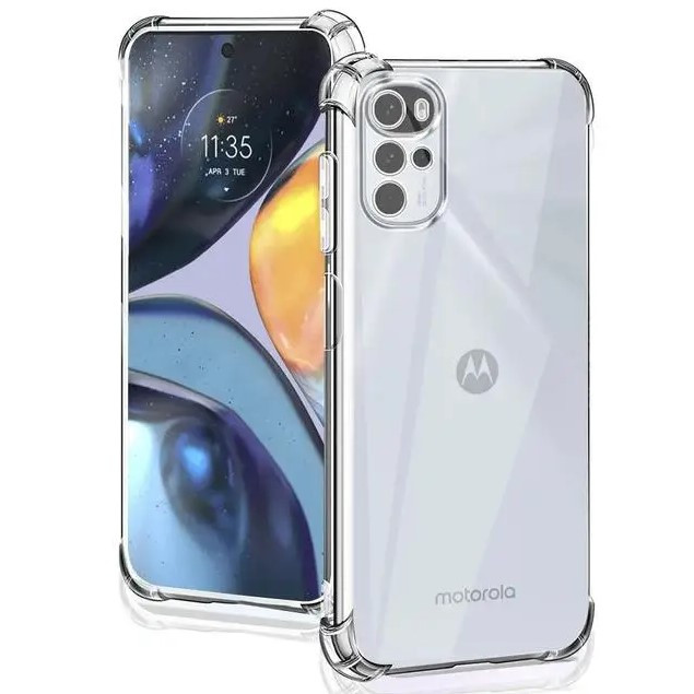 Протиударний прозорий чохол для Motorola Moto G22/E32