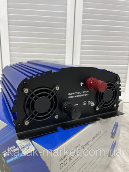 Інвертор для сонячних систем 12-220 вольтів котла холодильника Перетворювач 12 220 2500 вт Tommatech MS-2500, фото 1