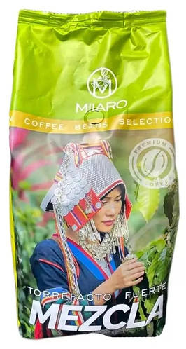 Оригінал!КавазерноваMilaroMezclaTorrefactoFuerte1000г100%АрабікаІспанія