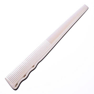 Гребінець для стрижки Y. S. Park Professional 254 B2 Combs Soft Type, White (YS-254 White)