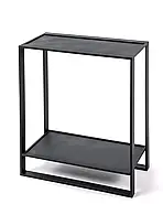Металевий консольний столик (чорний), фото 4