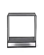 Металевий консольний столик (чорний), фото 5