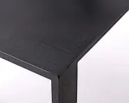 Металевий консольний столик (чорний), фото 9
