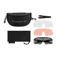 Очки баллистические Mil-Tec SWISS EYE® Тактические Safety goggles Blackhawk Olive (15619401)