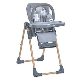 Стілець для годування El Camino CRAFT ME 1115-W Gray Сірий
