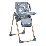 Стілець для годування El Camino CRAFT ME 1115-W Gray Сірий, фото 4