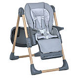 Стілець для годування El Camino CRAFT ME 1115-W Gray Сірий, фото 5