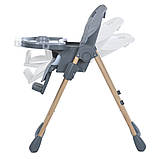 Стілець для годування El Camino CRAFT ME 1115-W Gray Сірий, фото 8