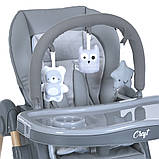 Стілець для годування El Camino CRAFT ME 1115-W Gray Сірий, фото 7