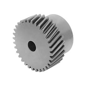 Шестерня косозуба сталева модуль 1.5 без шпонки GHLM1.5-Z30-D10 (30 зуб., діам. 10мм)