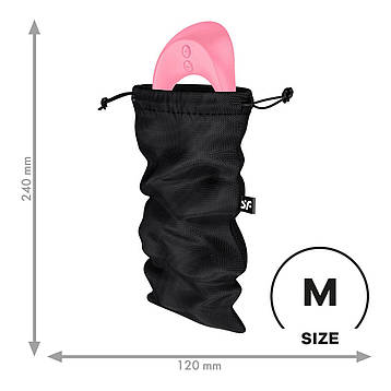 Мішечок для зберігання іграшок Satisfyer Treasure Bag M Black, фото 1