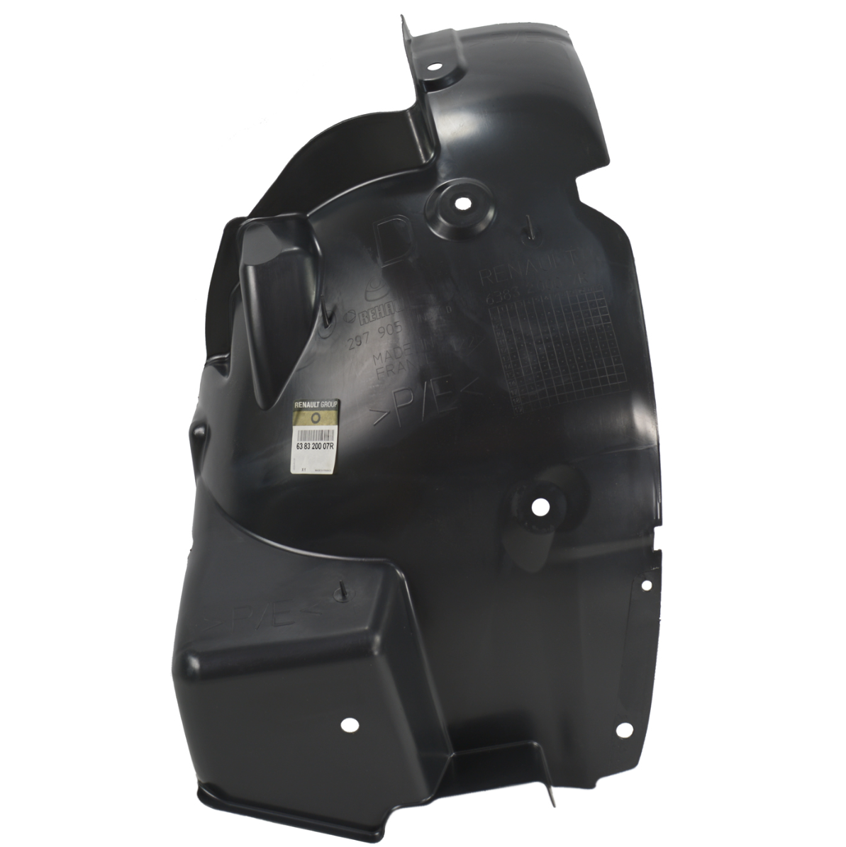 Підкрилок Renault Master/Opel Movano '10-19 передній правий, задня частина, 638320007R, 445629392, (Рено Майстер)