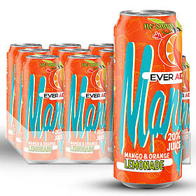 Лимонад манго-апельсин без цукру з додаванням 20% соку Ever Aid Zero Sugar Orange & Mango 500мл