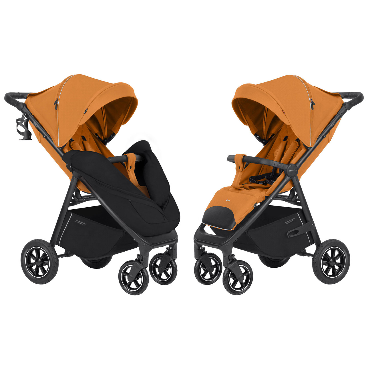 Прогулянкова коляска Carrello Bravo CRL-5512 Amber Orange NF Помаранчева