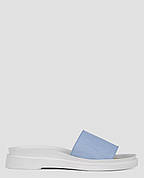 Шльопанці жіночі сині натуральна шкіра Україна VM Villomi — розмір 36 (24 см) (модель: VMV2206sKBlue)