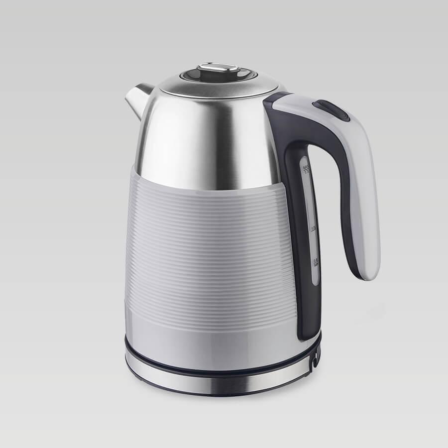 Електрочайник (MR-051-GREY), 1,7 л, Нержавіюча сталь, Maestro, Арт.23822